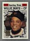 1997 Topps Willie Mays Reprints #15 Willie Mays 1961 Topps #579 All-Star HOF