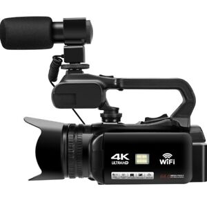 New Listing4K Video Camera Camcorder, 64MP 60FPS 18X Digital Zoom Auto Focus Vlogging