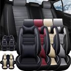 For Acura Car Seat Covers Leather Front Rear Full Set 5-Seats Protectors Cushion