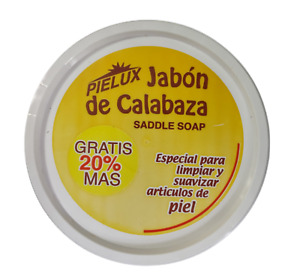JABON DE CALABAZA 250G   NATURAL PUMPKIN SADDLE SOAP CLEANER 8.8 OZ