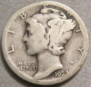 New ListingSELLING AS SHOWN - 1923 S MERCURY DIME *** 90% SILVER *** 745