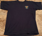 OXFORD UNIVERSITY EMBROIDERED ROWING CREW TEAM T-SHIRT ( MENS XL ) NAVY BLUE