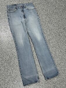 Vintage Levis 517 Slim Fit Bootcut Jeans Mens Sz 32x34 Made in USA ~ Distressed