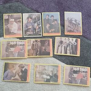 lot of 10 1967 the monkees trading card collectible cards raybert prod. band