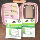 LeapPad2 Tablet W 3 Game Cartridges, Stylus / Case & 2 Gift Cards Works VG