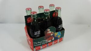 1990 Coca Cola Bottles 6 Intern. Christmas Bottles Pakistan Bangladesh, Somalia