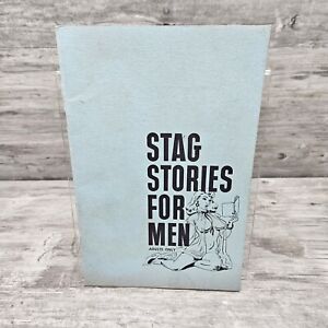 Stag Stories for Men (Adults Only) 1950s Humor Photos Cartoons Rare Softcover