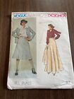 Vintage Vogue American Designer Top Skirt Sewing Pattern 1277 Size 14 Bill Blass