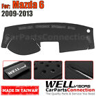 Wellvisors Dash Mat Dashboard Cover For Mazda 2009-2013 6 Black