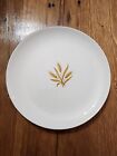 Taylor Smith Taylor Golden Wheat Versatile China Gold Trim Dinner Plates