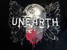 Rare UNEARTH American Metalcore Grindcore Angel Bloody Skull T-Shirt (Youth L)