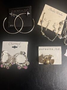 Lot Earrings Stunning. New In Package Assorted