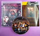 Folklore (Sony PlayStation 3 PS3, 2007) COMPLETE CIB Tested W/ Reg. Cd & Insert!