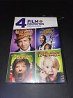 4 FILM  Favs-Willy Wonka/The Goonies/ Space Jam/Dennis the Menace DVD Ships FREE