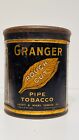 New ListingAntique GRANGER Pipe Tobacco Tin Decanter Can r ~ Pointer Hunting Dog Logo ~