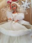 Barbie Doll 1989 Happy Holidays  Special Edition White Dress Stand Ornament Vtg