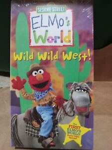 Elmo's World VHS. Brand New Sealed. wild wild west!  sesame street. Elmo