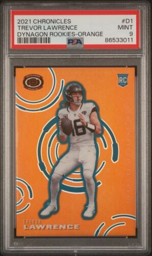 2021 Panini Chronicles - Dynagon Rookies Silver Prizm #D-1 Trevor Lawrence PSA 9