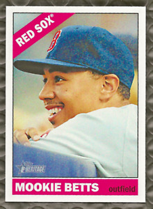 2015 Topps Heritage #45 Mookie Betts Rookie RED SOX
