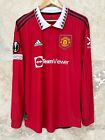 Ronaldo Manchester United 2022-23 Europa League player issue long sleeves jersey