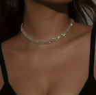 Cadenas de Oro ® Cubana 14K Joyeria Fina de Moda Collar Gargantilla para Mujer X
