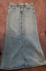 NWTS Tommy Hilfiger Long Stone Wash Skirt Size 10