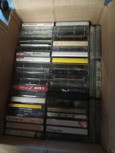 Pre-Recorded Cassette Tapes Sold As Is  Lot Of 100 Read Description