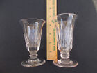 Two British Antique Cut Glass Port Wine Jelly Glasses