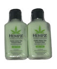 HEMPZ-Exotic Green Tea & Asian Pear Herbal Body Moisturizer-2.25oz Set Of 2