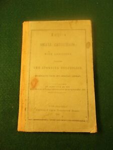 LITTLE OLD ANTIQUE 1913 BOOK:  LUTHER'S SMALL CATECHISM; W/ADDITIONS; AUGSBURG