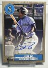 2022 Topps Julio Rodriguez Industry Conference Exclusive 1987 Auto Rookie Card
