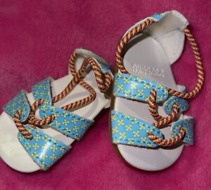 New ListingAmerican Girl 18” Doll Of The Year LEA CLARK Meet Blue Rope Sandals 2016 AG-38
