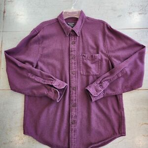 Abercrombie & Fitch Flannel Shirt Mens XL Purple Long Sleeve Soft