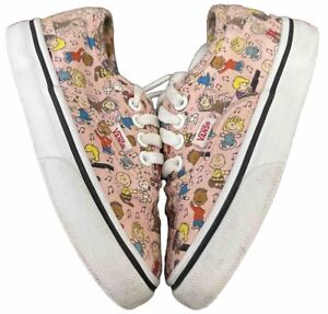 Vans x Peanuts 2017 Dance Party Classic Kid's Skateboarding Size 6 Pink TODDLER