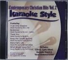 Contemporary Christian Hits Volume 2 NEW Karaoke Style CD+G Daywind 6 Songs