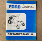 Ford Riding Mower Tractor R8 & R12 Operator's Manual Models 09GN2054-2055-2057
