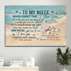 Family Poster - Aunt to Nephew, Sand turtle Poster - Gift Aunt to Niece - Lif...