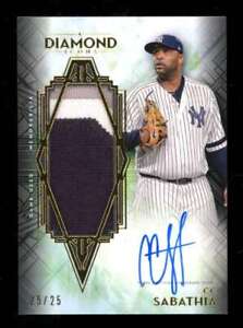 2021 Topps Diamond Icons CC Sabathia Auto Jumbo Patches /25 Yankees ZK1381