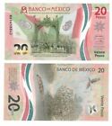 2021 Mexico 20 Pesos Pw-132 UNC Polymer Augmented Reality New banknote 5 October