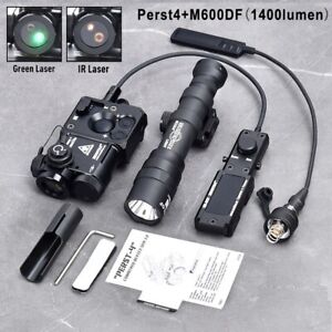 Perst 4 Green Dot Strobe IR Laser Switch Scout Light M600D Flashlight