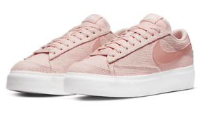 Nike Blazer Low Platform ESS (Womens Size 6) Shoes DN0744 600 Pink White