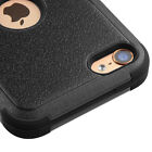 For iPod Touch 7th Generation - BLACK Hybrid Armor High Impact Rugged Case Cover