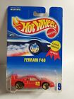 Hot Wheels Collector No. 69 Ferrari F40 Red - Gold Lace - Gold Medal Speed - C