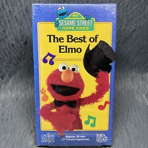 Sesame Street The Best of Elmo VHS Tape 1994 PBS Jim Henson Muppets New SEALED