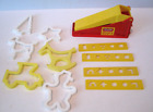 New ListingVINTAGE PLAY-DOH FUN FACTORY JR Toy Set w/ 4 Shape Slides & 6 Cookie Cutters