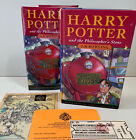 1997 First Edition Harry Potter and the Philosopher/Sorcerer's Stone & Extras!