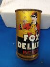 Fox Deluxe OI IRTP  flat top beer can , Grand Rapids mich EMPTY CAN