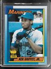 New Listing1990 Topps Ken Griffey JR. Rookie Card #336 Bloody Scar Seattle Mariners