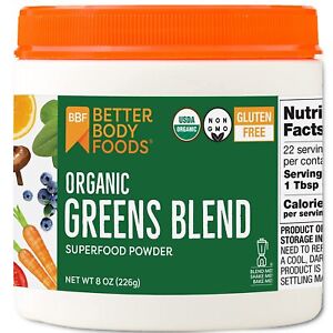 Organic Greens Blend Superfood Powder Green Juice - 8 oz