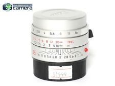 Leica Summicron-M 35mm F/2 ASPH. Lens Silver 11674 *MINT-*